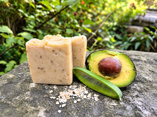 Quiet Meadow – Unscented Oat & Aloe Botanical Soap Bar